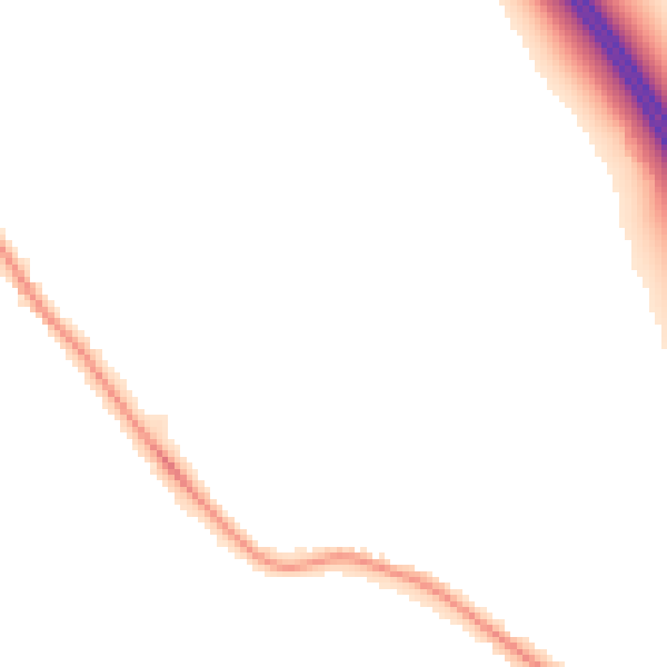 Night-time road noise heatmap for NG16 1AA