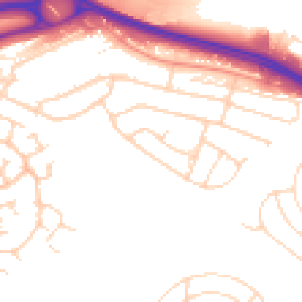 Daytime road noise heatmap for NG16 1AP