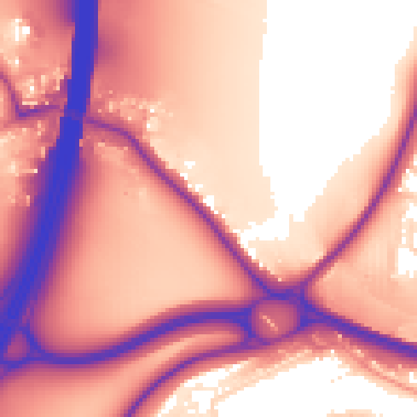 Daytime road noise heatmap for NG16 1DN