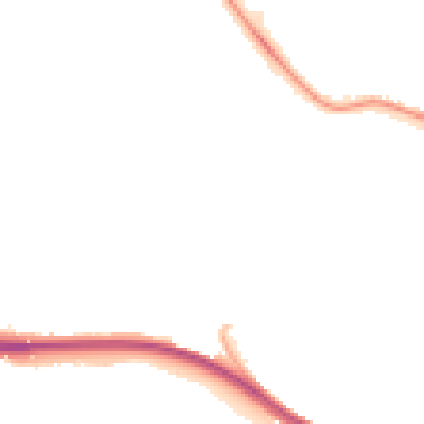Night-time road noise heatmap for NG16 1FQ