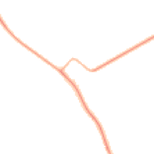 Night-time road noise heatmap for NG16 1JB