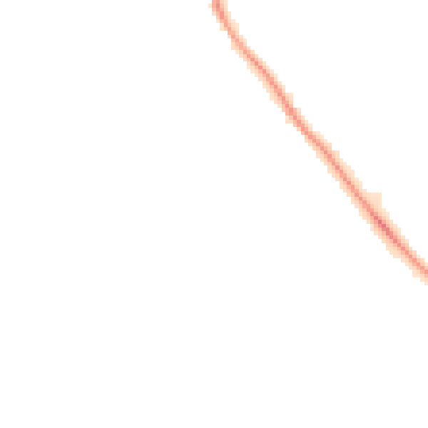 Night-time road noise heatmap for NG16 1JH