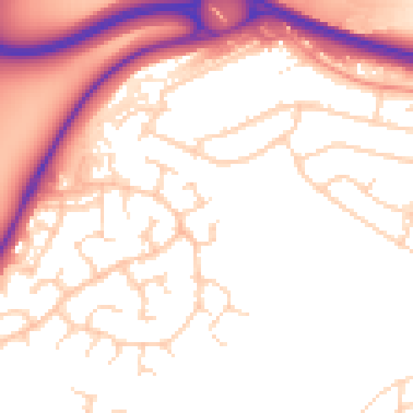 Daytime road noise heatmap for NG16 1RJ