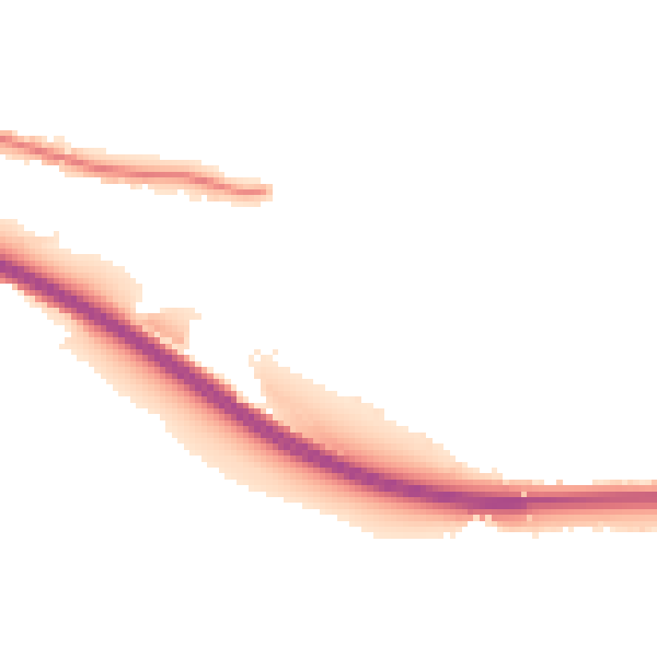 Night-time road noise heatmap for NG16 2AD