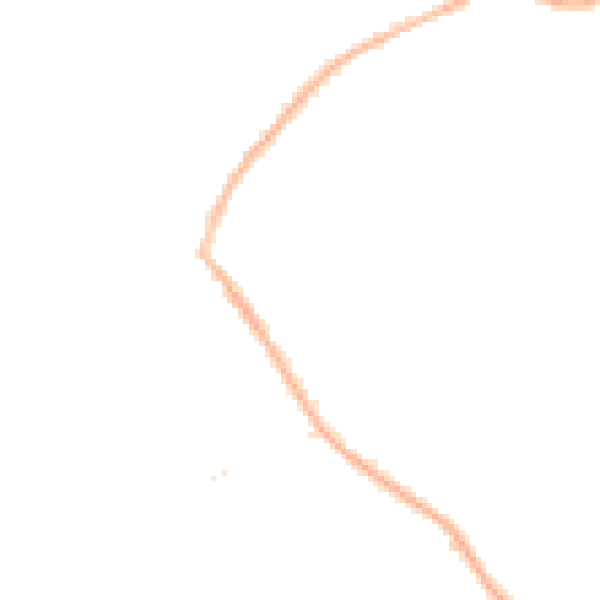 Night-time road noise heatmap for NG16 2AG