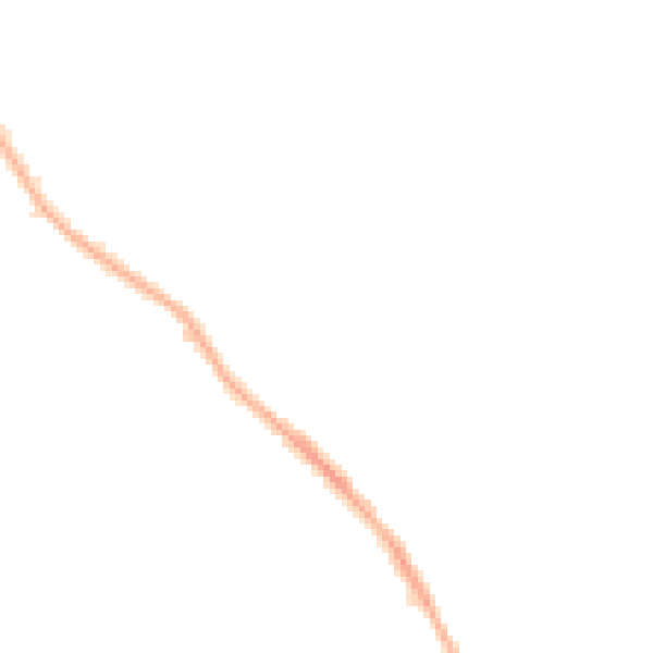 Night-time road noise heatmap for NG16 2FA