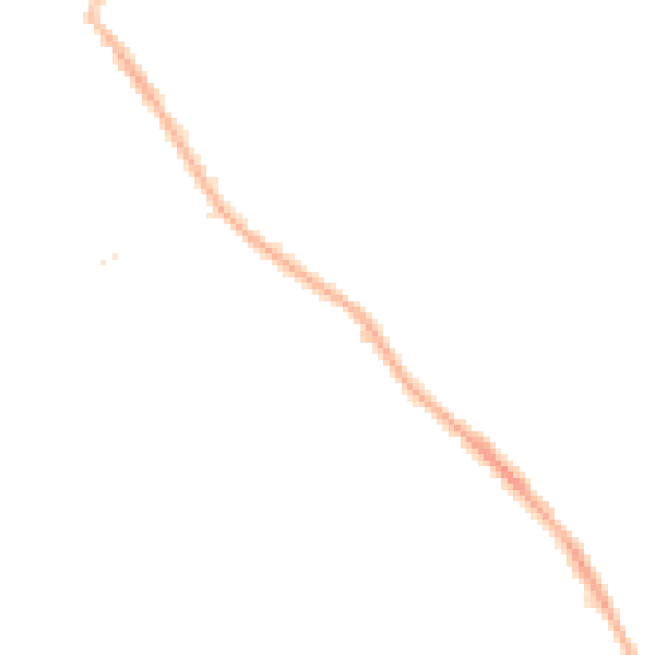 Night-time road noise heatmap for NG16 2FS