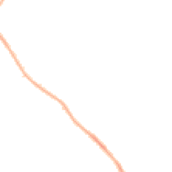 Night-time road noise heatmap for NG16 2FX