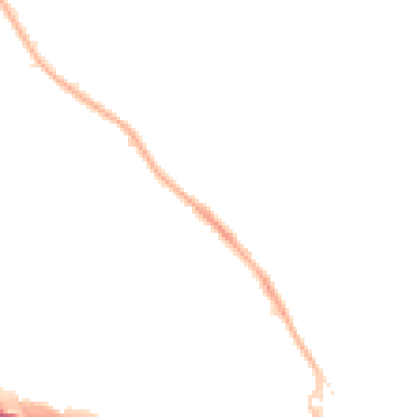 Night-time road noise heatmap for NG16 2GF