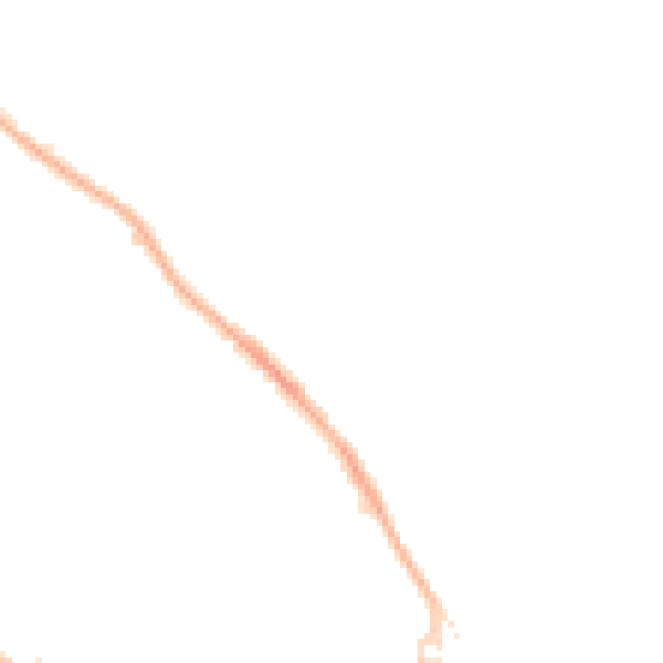 Night-time road noise heatmap for NG16 2GH
