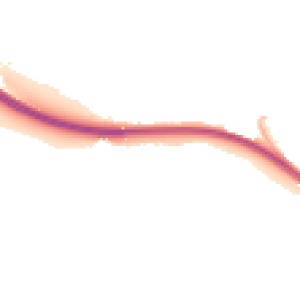 Night-time road noise heatmap for NG16 2GX