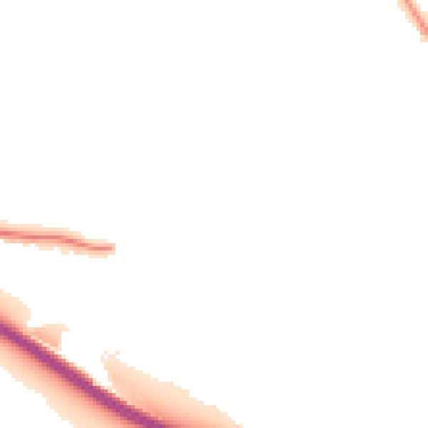 Night-time road noise heatmap for NG16 2JS