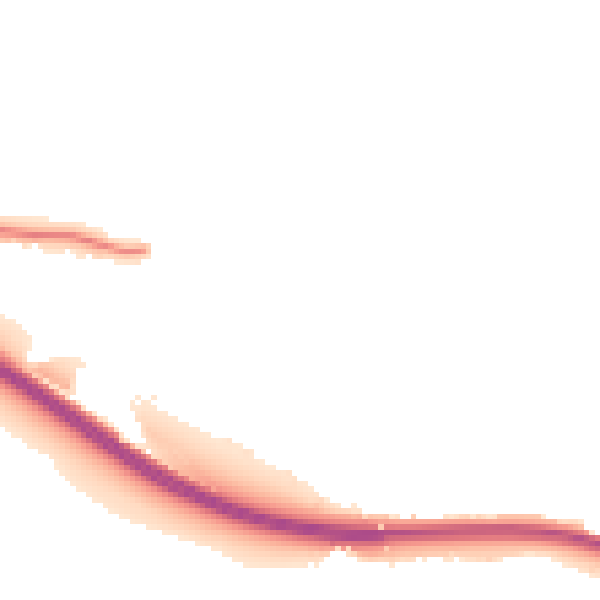 Night-time road noise heatmap for NG16 2LL