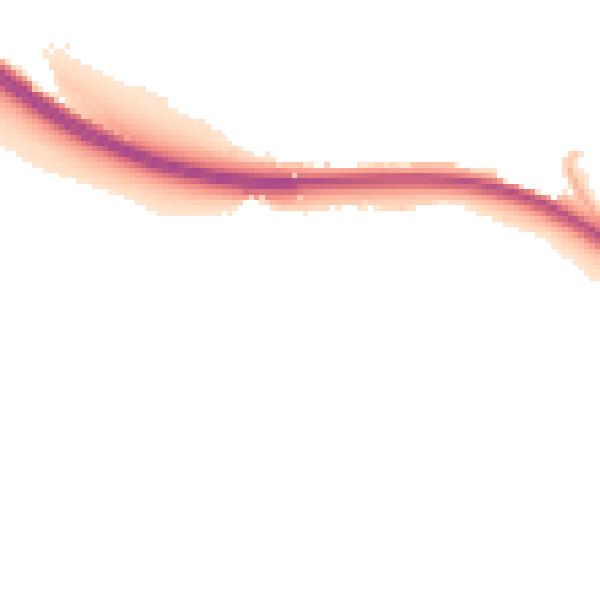 Night-time road noise heatmap for NG16 2PJ