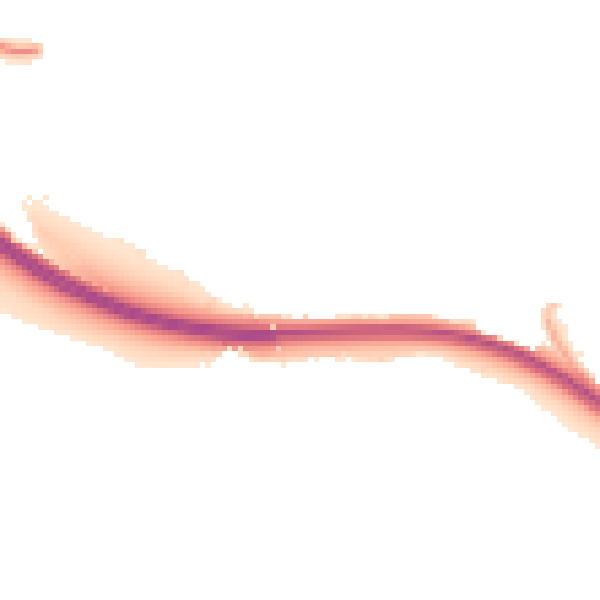 Night-time road noise heatmap for NG16 2QE