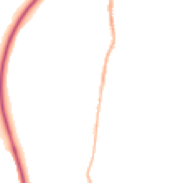 Night-time road noise heatmap for NG16 2QH