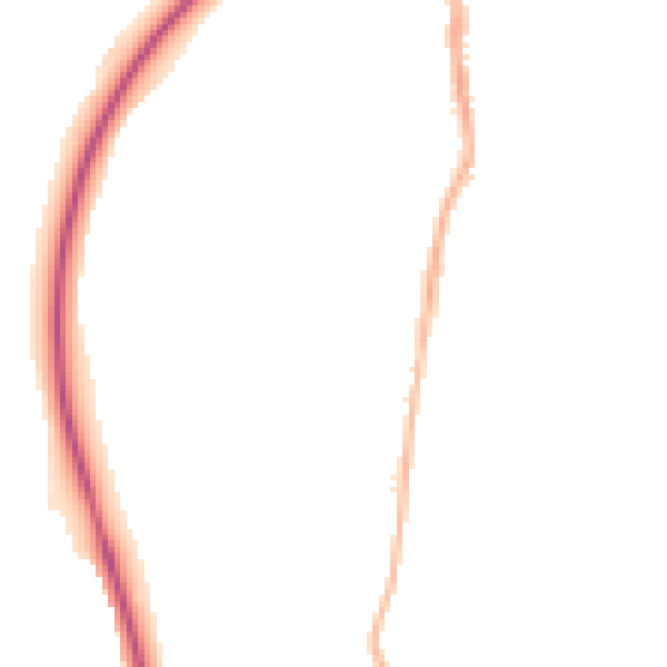 Night-time road noise heatmap for NG16 2QJ