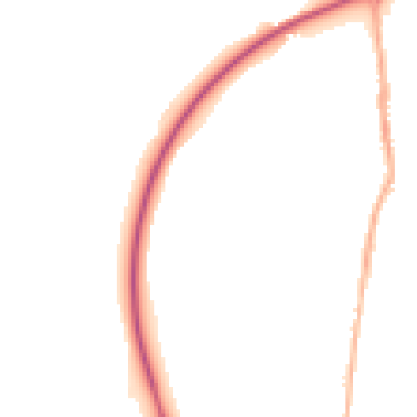 Night-time road noise heatmap for NG16 2RQ