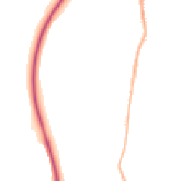 Night-time road noise heatmap for NG16 2SG