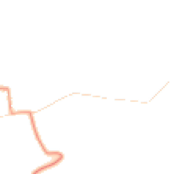 Daytime road noise heatmap for NG16 2SL