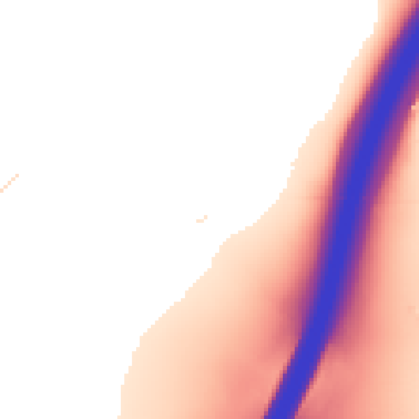 Daytime road noise heatmap for NG16 2ST