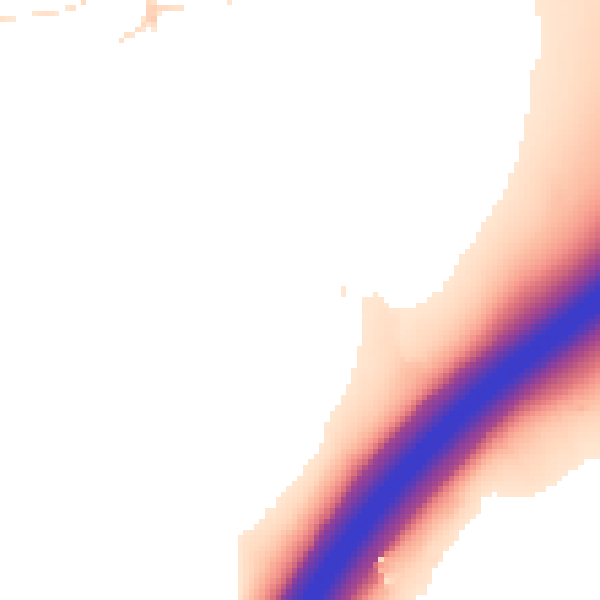 Daytime road noise heatmap for NG16 2SU