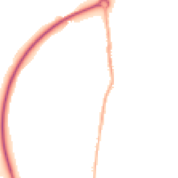 Night-time road noise heatmap for NG16 2SX