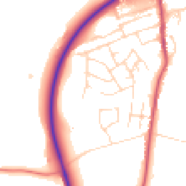 Daytime road noise heatmap for NG16 2TB
