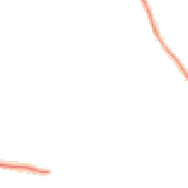 Night-time road noise heatmap for NG16 2TG