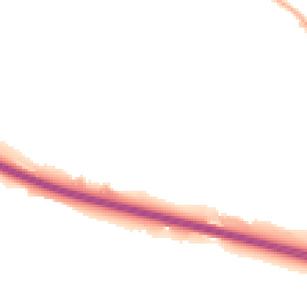 Night-time road noise heatmap for NG16 2UL