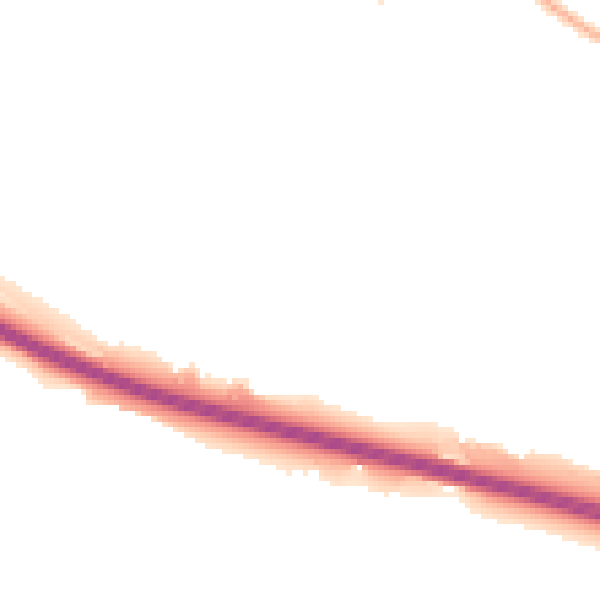 Night-time road noise heatmap for NG16 2UN