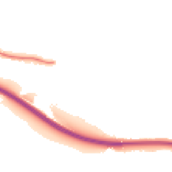 Night-time road noise heatmap for NG16 2XA