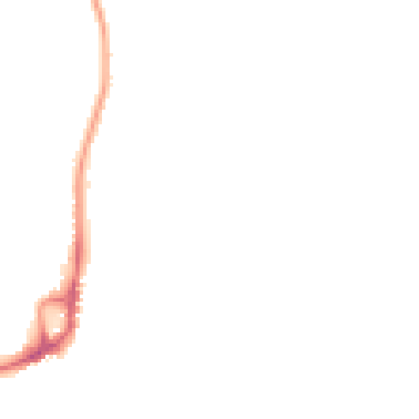 Night-time road noise heatmap for NG16 3EF
