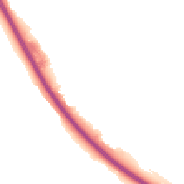 Night-time road noise heatmap for NG16 3JA