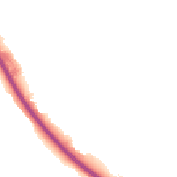 Night-time road noise heatmap for NG16 3TU