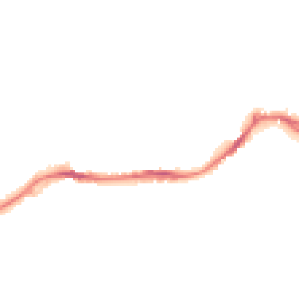 Night-time road noise heatmap for NG16 4BX