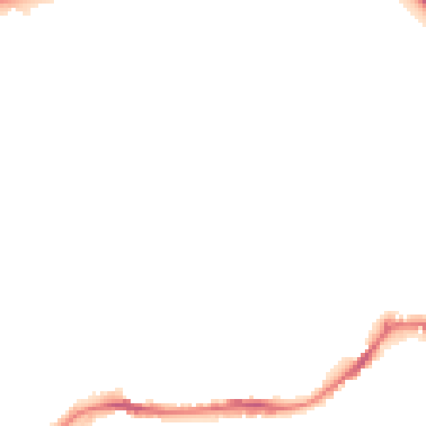 Night-time road noise heatmap for NG16 4DH