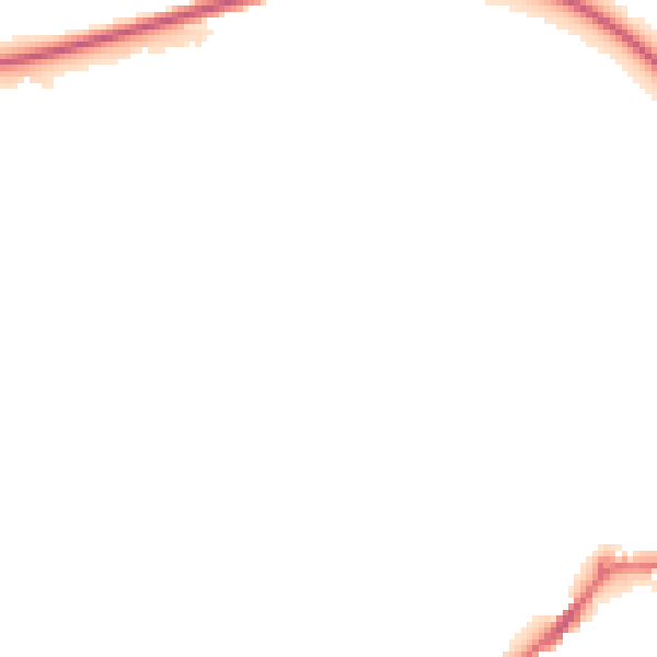 Night-time road noise heatmap for NG16 4DZ