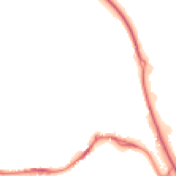 Night-time road noise heatmap for NG16 4EQ