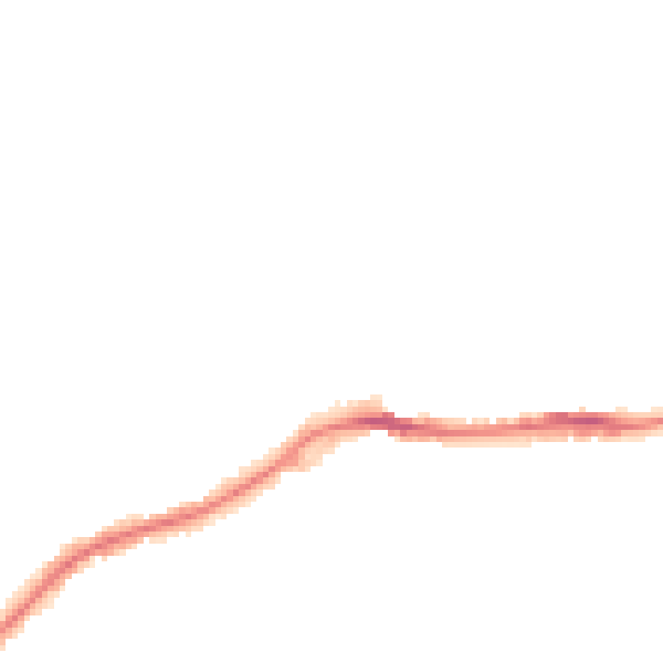 Night-time road noise heatmap for NG16 4FT