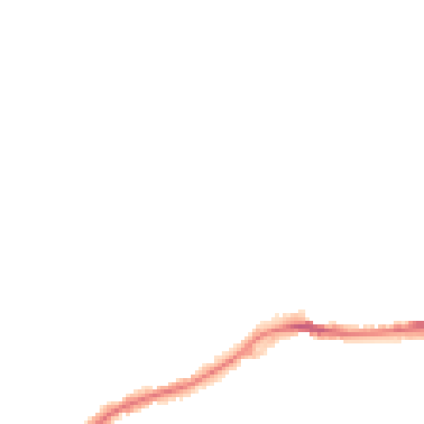 Night-time road noise heatmap for NG16 4FX
