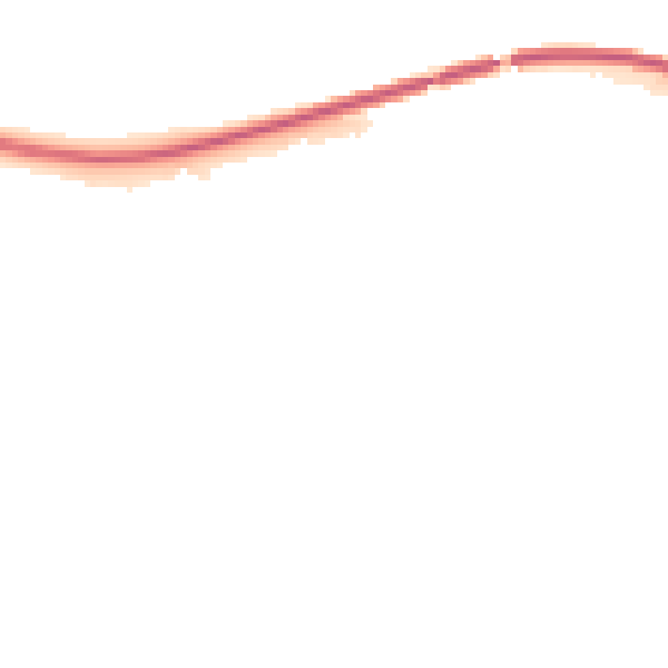 Night-time road noise heatmap for NG16 4GN