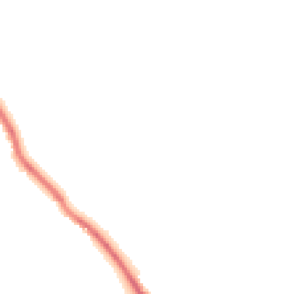 Night-time road noise heatmap for NG16 4HH