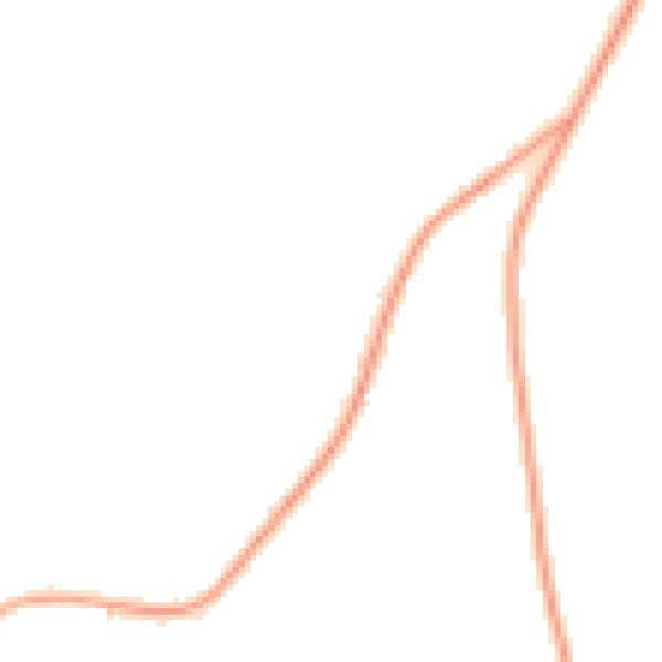 Night-time road noise heatmap for NG16 5DW