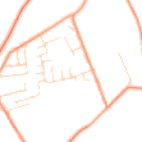 Daytime road noise heatmap for NG16 5JT