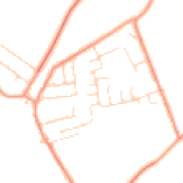 Daytime road noise heatmap for NG16 5LS