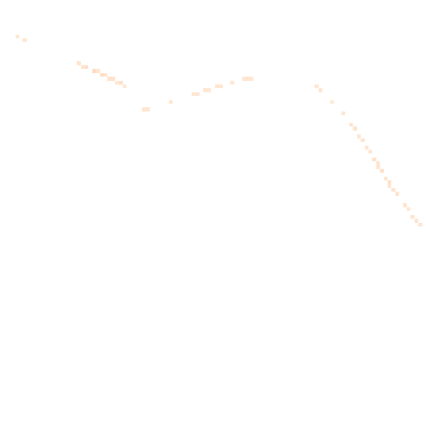 Night-time road noise heatmap for NG16 5NE