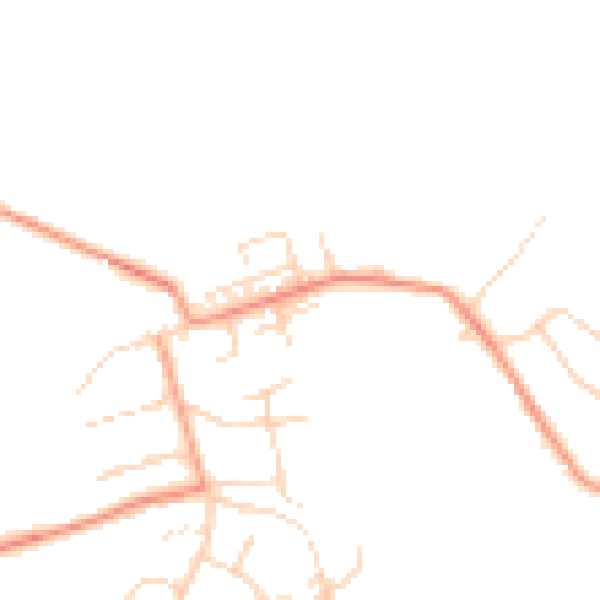 Daytime road noise heatmap for NG16 5NX