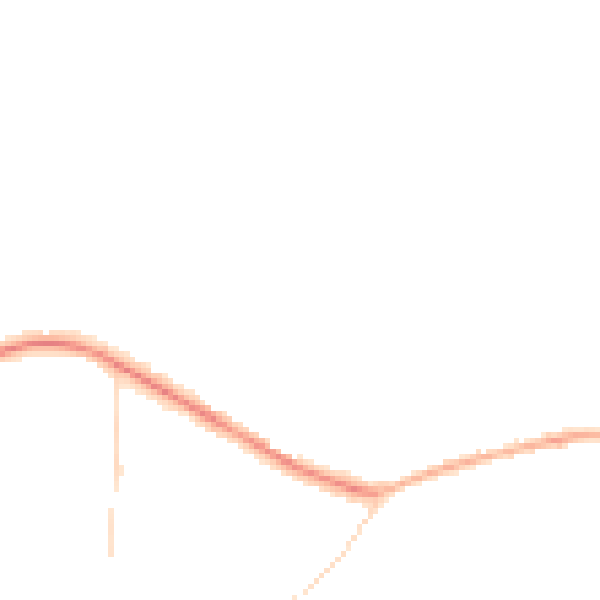 Night-time road noise heatmap for NG16 6GE