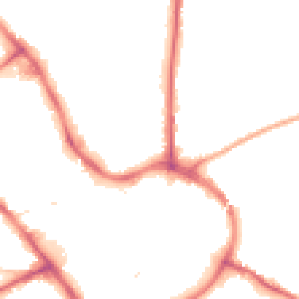 Night-time road noise heatmap for NG18 1PN